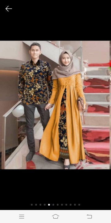 (flashsale) Couple Batik Kebaya Brukat Cp Sarwendah