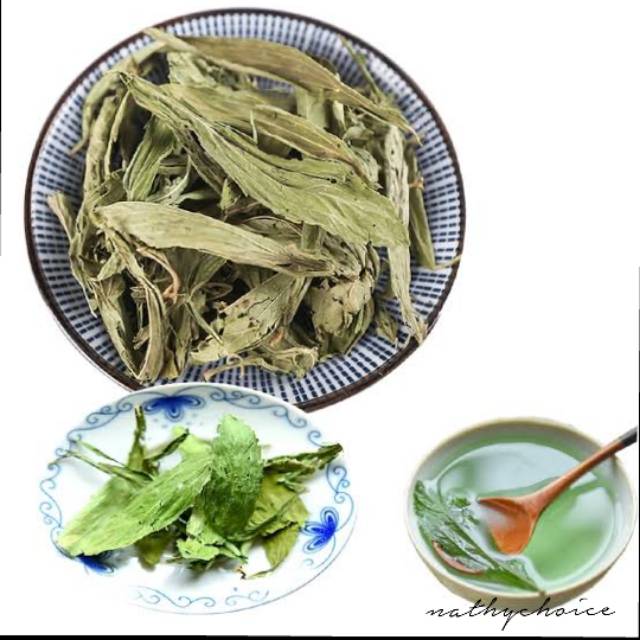 

stevia tea 10gr / teh daun stevia natural sweetener tea nathychoice solusi kesehatan kecantikan
