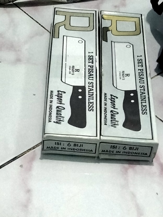 Pisau Set Stainless Ori By Rendys [ Open Dropshiper ]