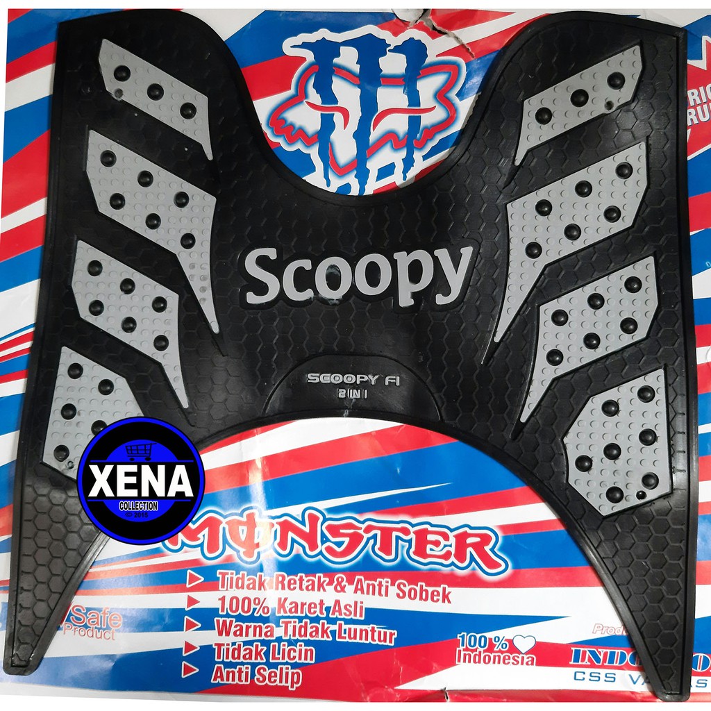 Karpet pijakan kaki honda scoopy karbu/ lama / Double tape 3m