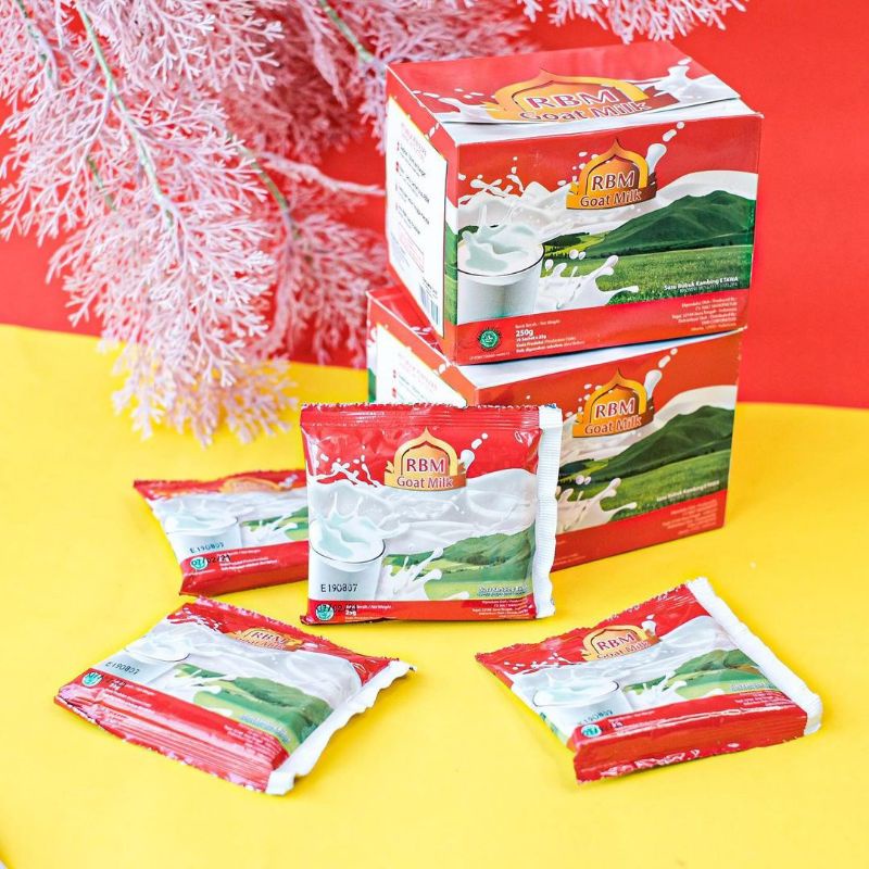 SUSU RBM || SUSU BUBUK KAMBING RBM || KAMBING ETAWA KEMASAN SACHET 1 PCS