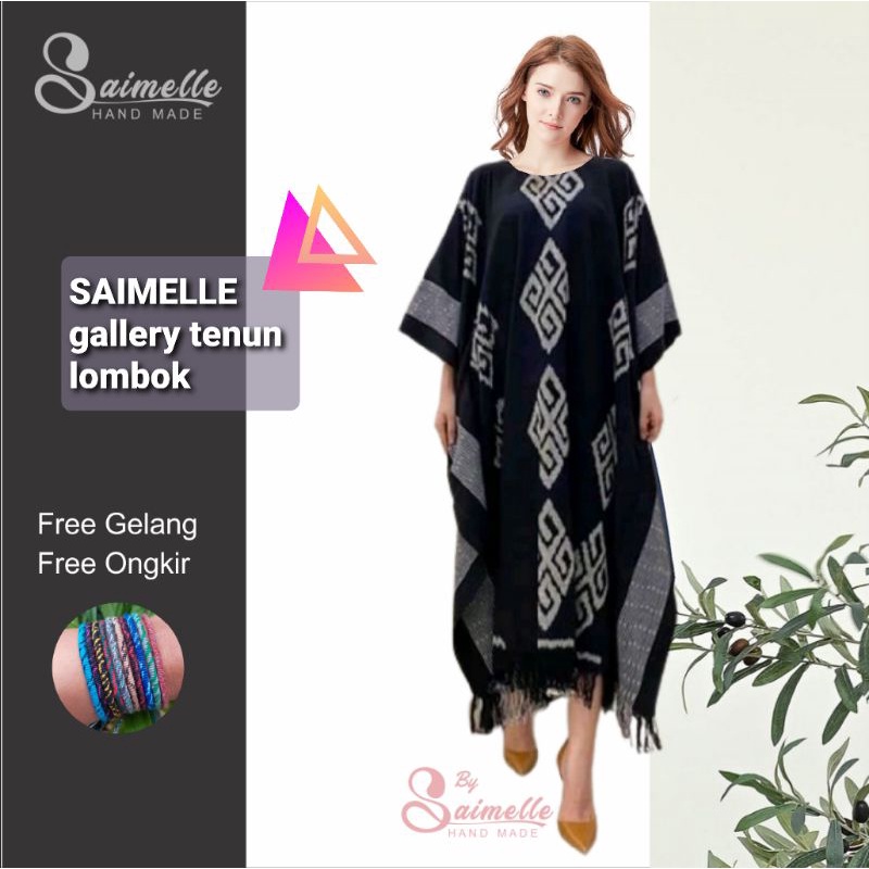 BAJU TENUN KAFTAN ETNIK LOMBOK