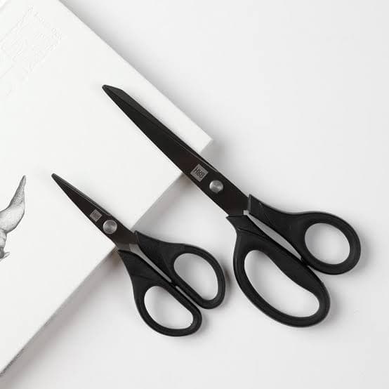 

kertas-pemotong- xiaomi huohou scissors titanium plated - gunting xiaomi set 2pcs -pemotong-kertas.