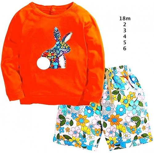 Baju anak perempuan impor reseller/dropship Rabbit Setelan sc-15324