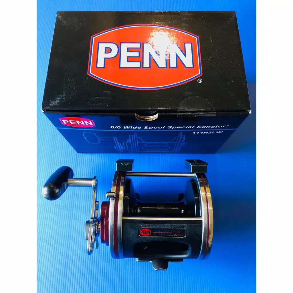 Reel Trolling PENN SENATOR 6/0 114 HLW REL PUTARAN JORAN GULUNGAN SENAR