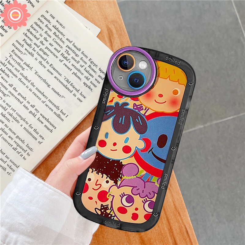 Soft Case TPU Motif Kartun Graffiti Untuk Samsung A50 A32 A50s A30s A13 A03s A51 A52 A22 A12 A53 A33 5G A20s A03 A52s A31 A11 M22 M32