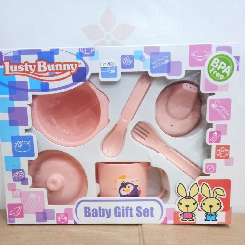 LUSTY BUNNY BABY GIFT SET (FEEDING SET) LB-1403, LB- 1414, LB-1415, LB-1417, LB-1421, LB-1422