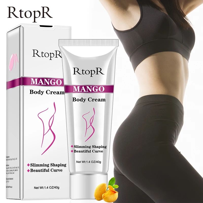 RtopR Mango body Slimming Gel / krim pelangsing tubuh- pembakar lemak /Penurunan Berat Badan - Pengecil Perut / Lengan /Pinggang/Paha