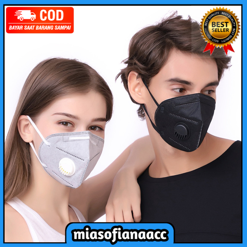 (COD) Masker KN95 Face Mask 5 Layers Box Isi 10 pcs