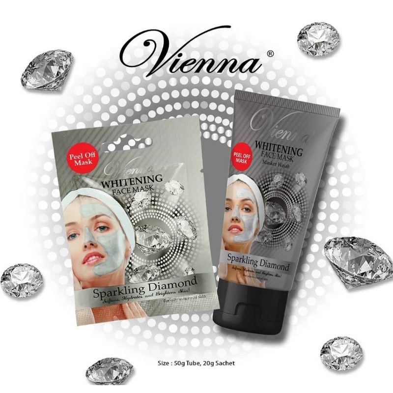 ☀️cahaya☀️VIENNA whitening face mask suschet