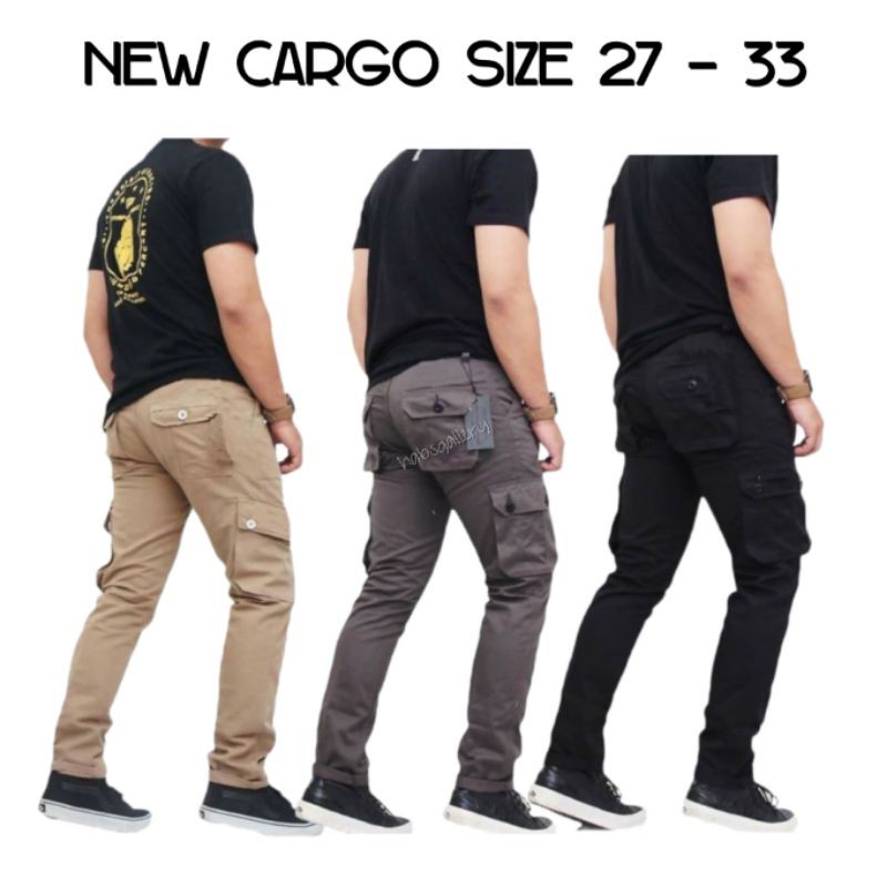 YANG LAGI HITS Celana Cargo Panjang Pria Chino MMA Ufc Venum Pantai Size 27-33 Melar Tebal