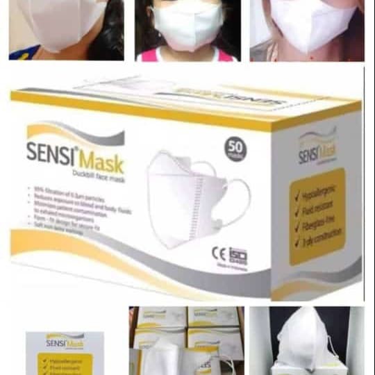 Sale MASKER SENSI DUCKBILL GOLD PACK SENSI MASK 3 PLY MASKER MULUT
