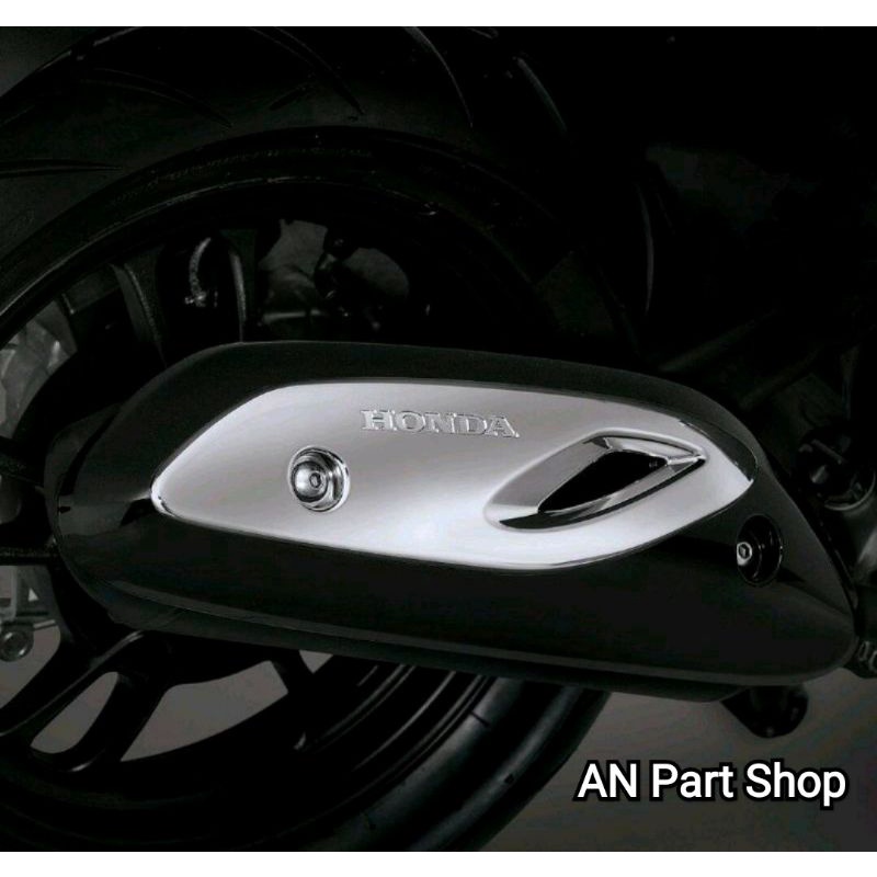 Garnish Tutup Knalpot Cover Muffler New Scoopy 2020 2021 Original Honda