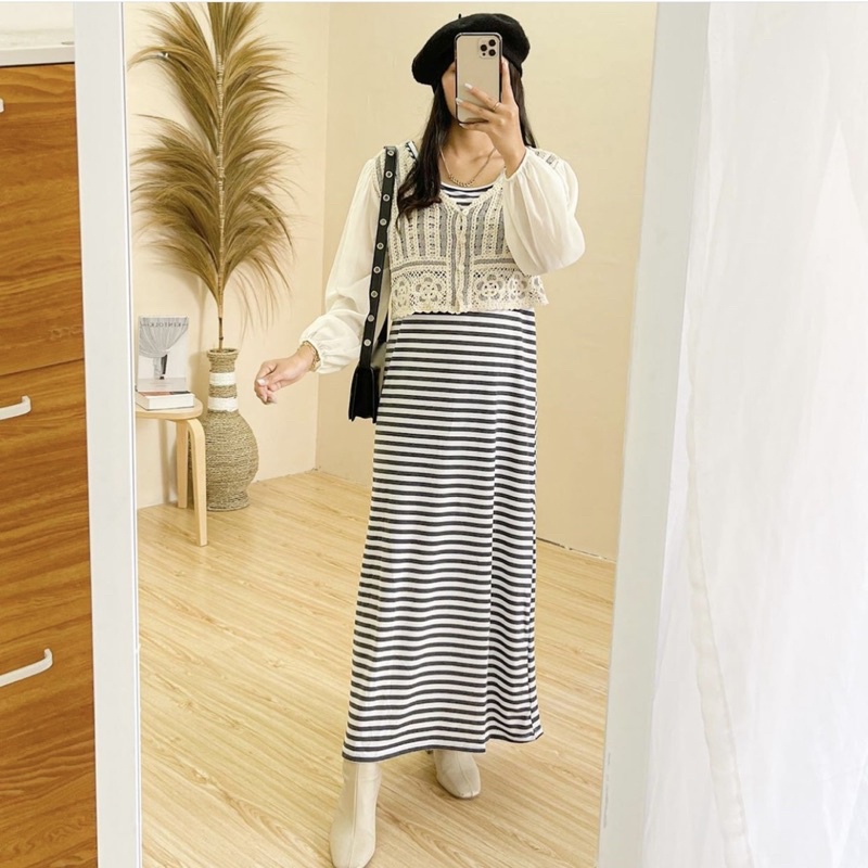MEZLI LONG DRESS (HANYA DRESS)
