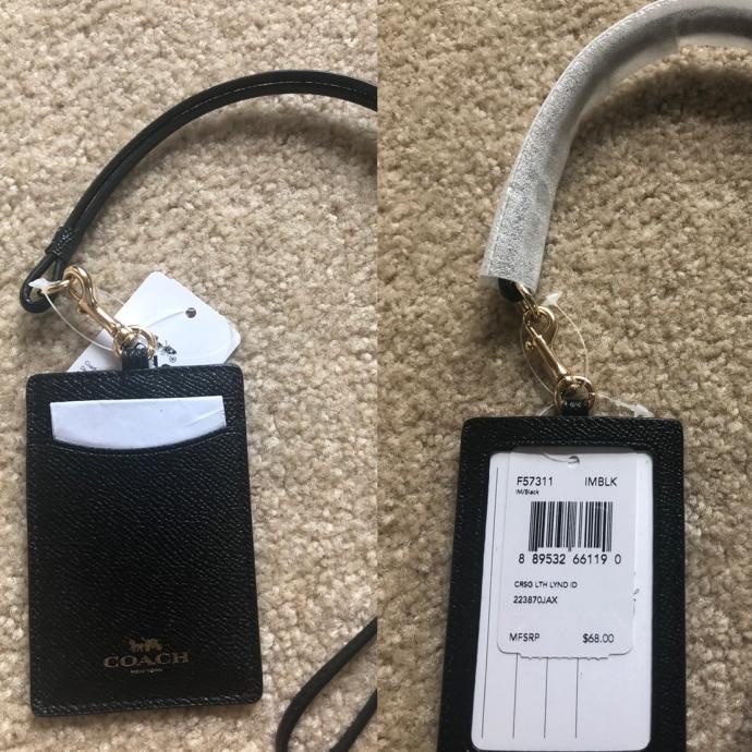 

Office & Stationery | Document Organizer | Nwt Coach Landyard/Gantungan Nama Black/Hitam | Best Seller