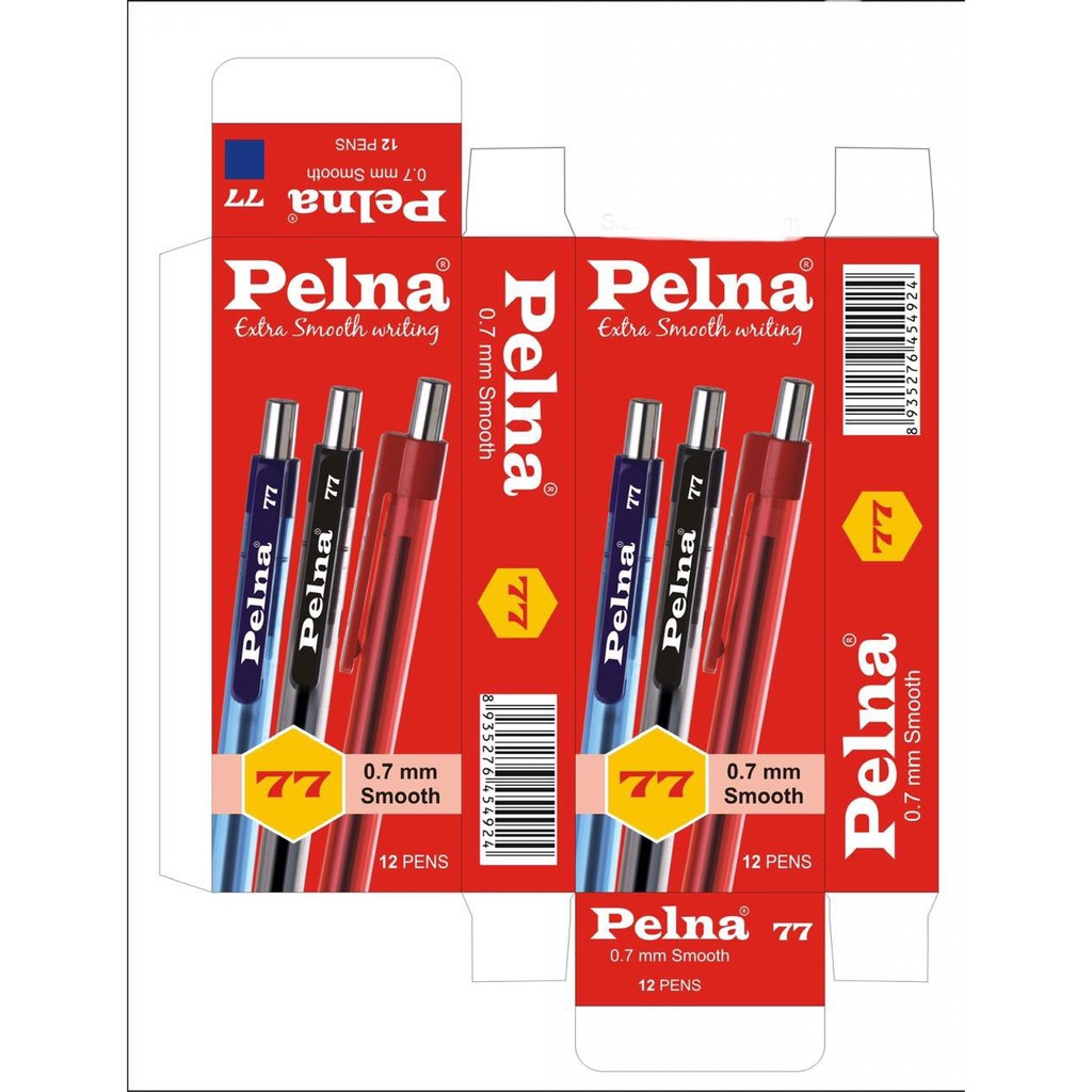 

Pulpen Pelna 77 . 0.7 mm smooth/Pulpen Murah Bagus/12 Pcs