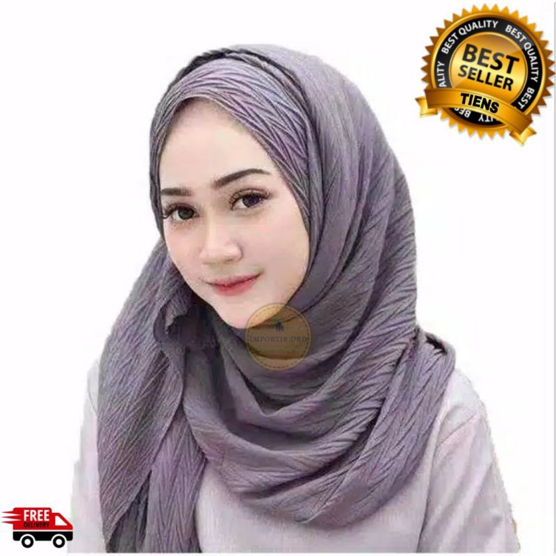 Hijab Heavy Chiffon Pashmina/Kerudung Pasmina Premium Chiffon Hijab Malaysia