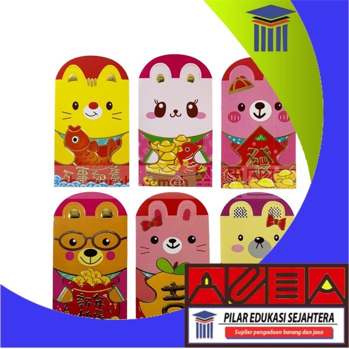 

AMPLOP ANGPAO IMLEK 2021 1PAK (ISI 6 LEMBAR) MURAH