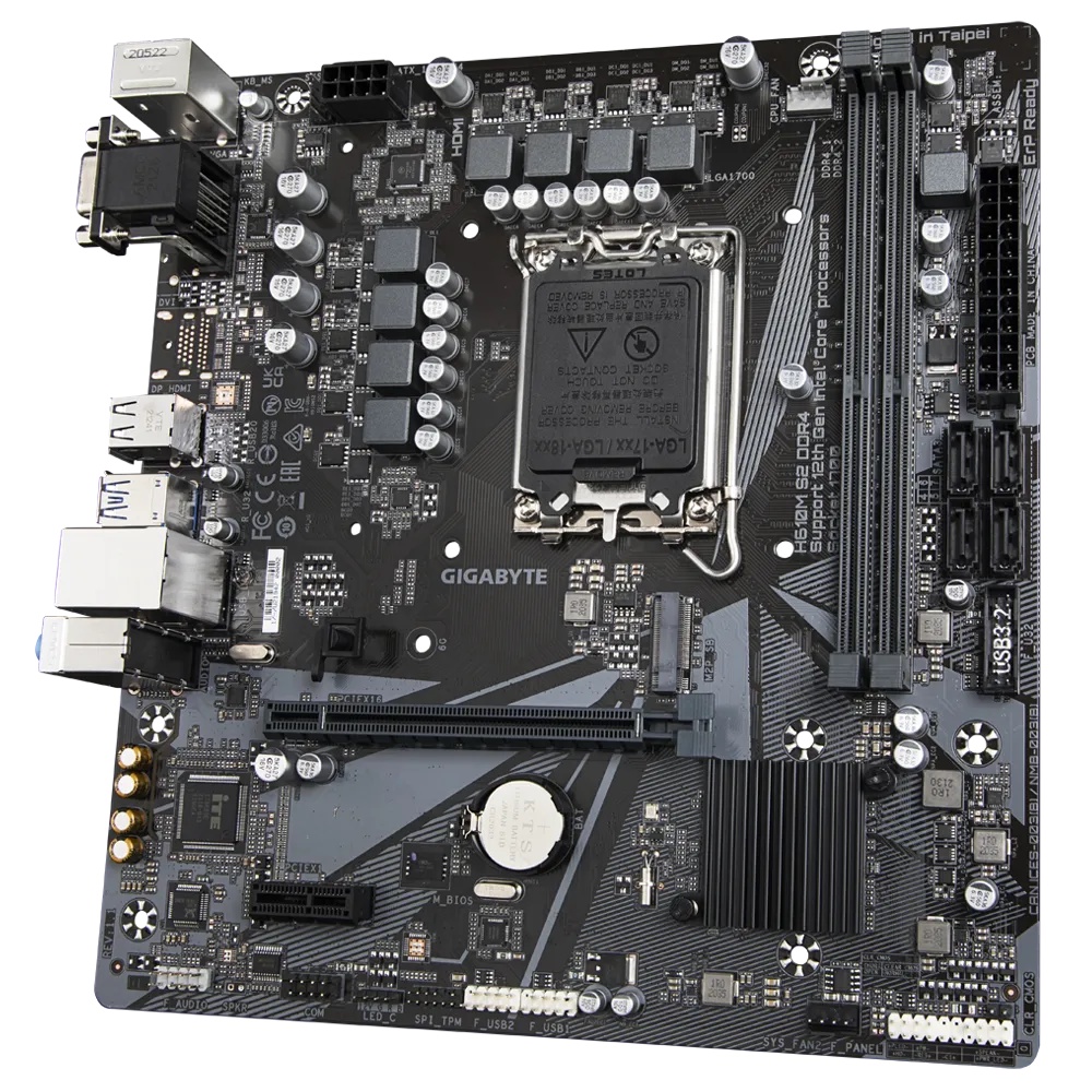 GIGABYTE H610M S2 DDR4 - Motherboard Intel H610 Gen 12 LGA1700