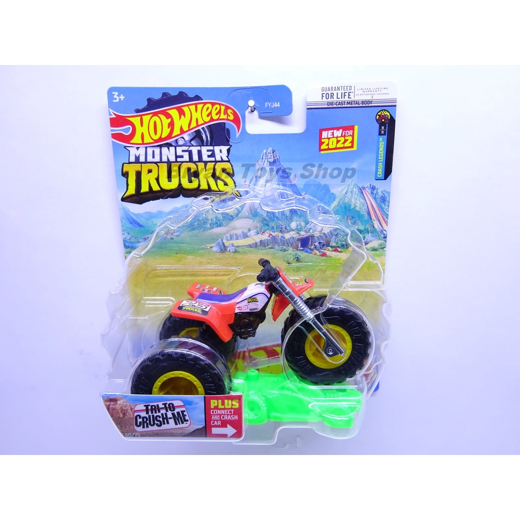 Hot Wheels Monster Trucks Tri To Crush Me