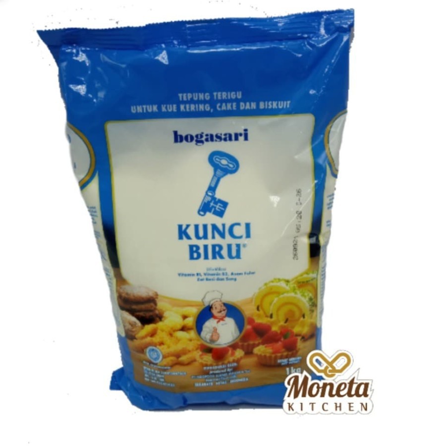 

Bogasari Tepung Terigu Kunci Biru 1kg