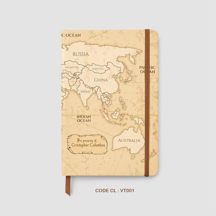 

CLASSIC NOTEBOOK CUSTOM #MAPS - BULLET JOURNAL - PLANNER - DOTTED
