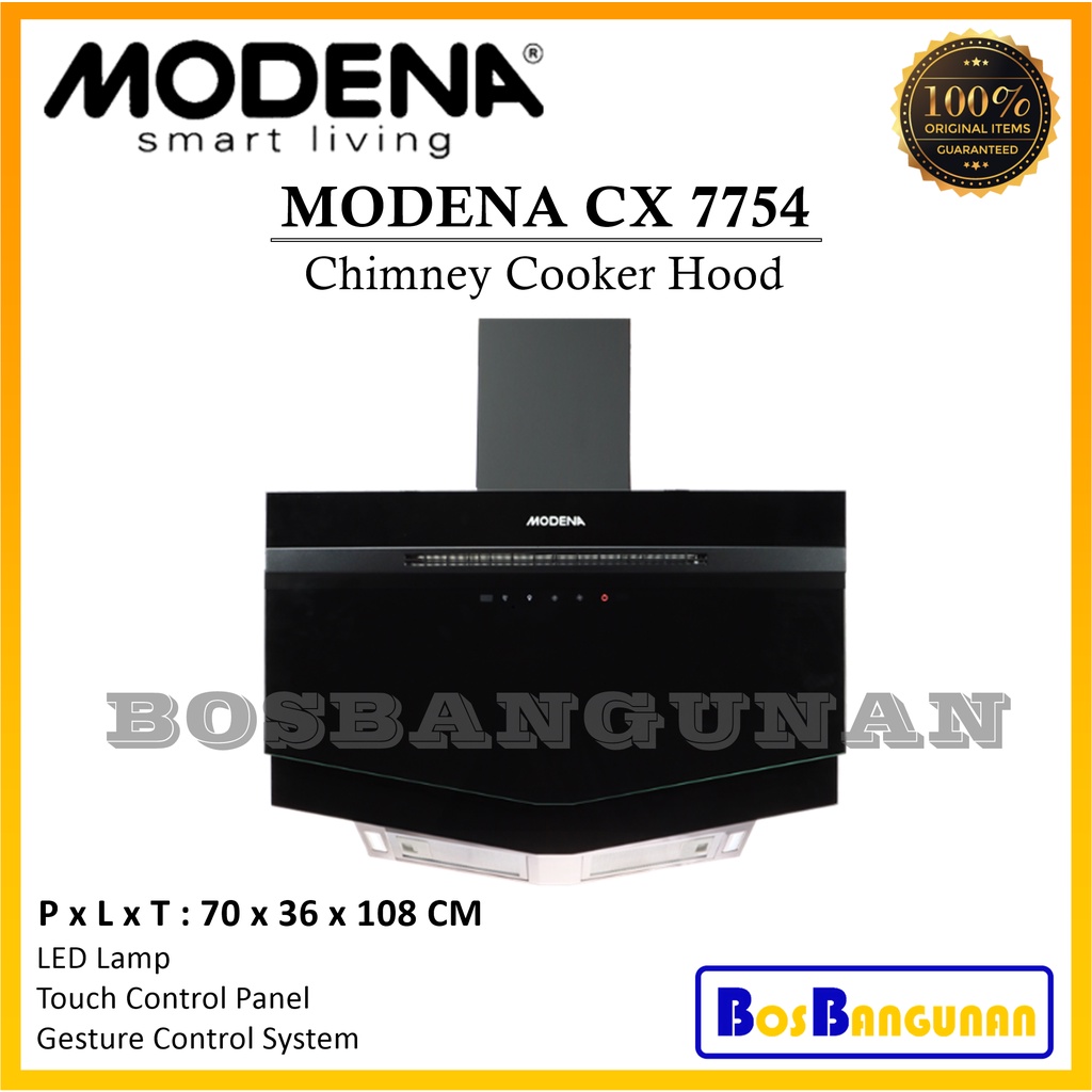 Cooker Hood MODENA CX 7754 / Chimney Hood MODENA CX7754 / Cooker Hood