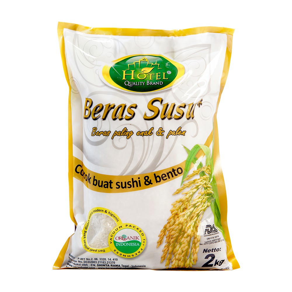 

Beras Susu 2Kg - Untuk Sushi dan Bento