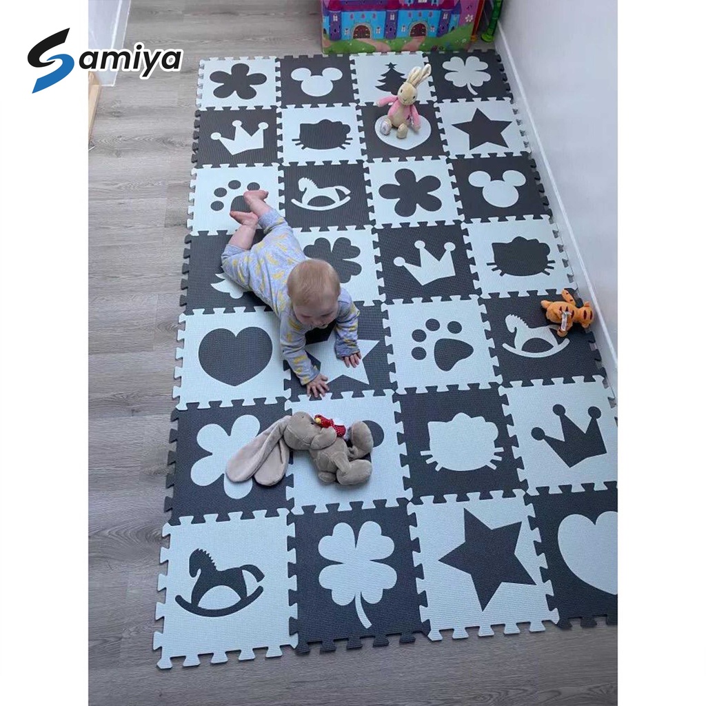 evamat motif cartoon / matras karpet alas lantai anak / eva mat kartun super hero / puzzle lantai