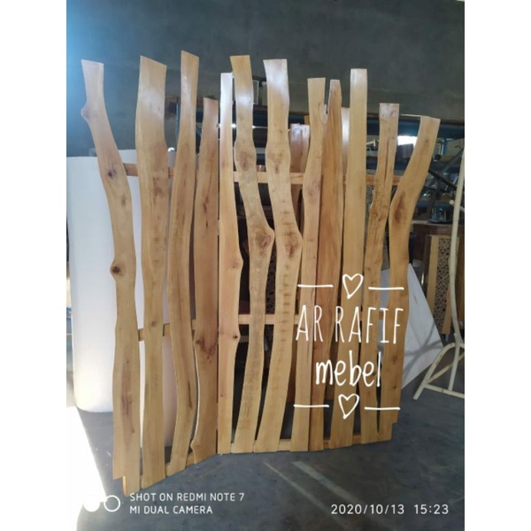 sketsel kayu / sketsel rotan / penyekat ruang / penyekat ruangan rattan / partisi ruangan