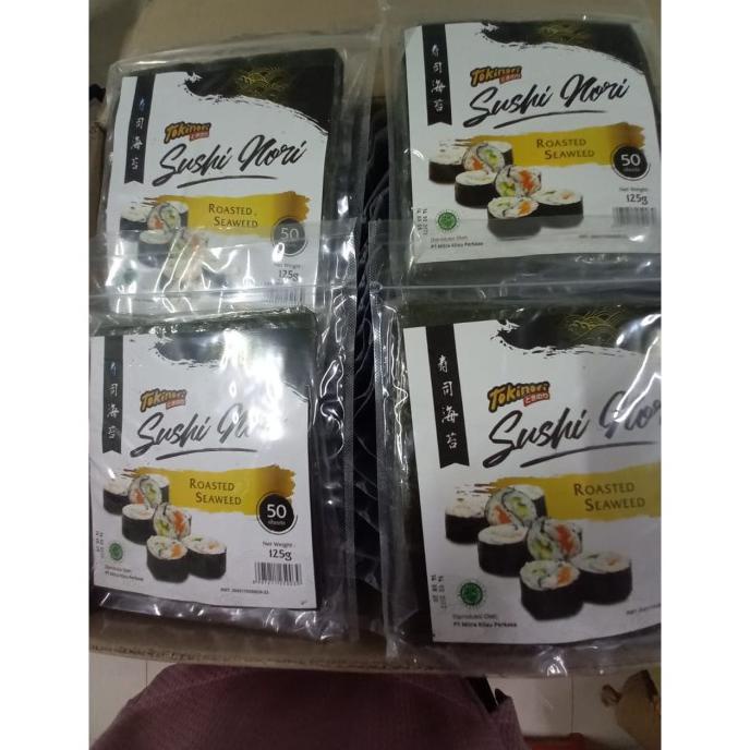

TOKINORI 50 SHEET YAKI SUSHI NORI RUMPUT LAUT ROASTED - HALAL