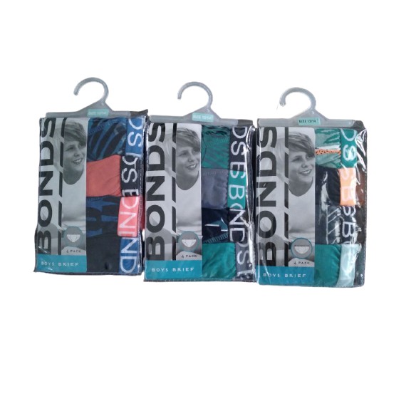 Underwear/ celana dalam anak laki-laki import, Bonds, size 12-14