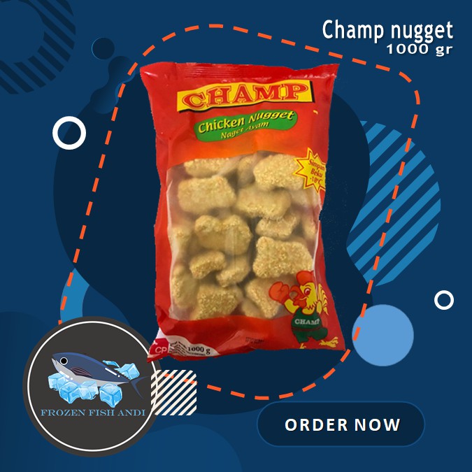 Jual MAKANAN FROZEN FOOD CHICKEN NUGET NAGET NUGGET CHAMP Indonesia