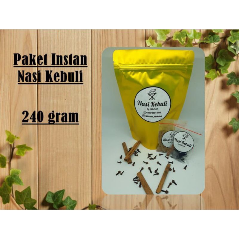 

Paket beras basmati 240 gr dan bumbu nasi kebuli