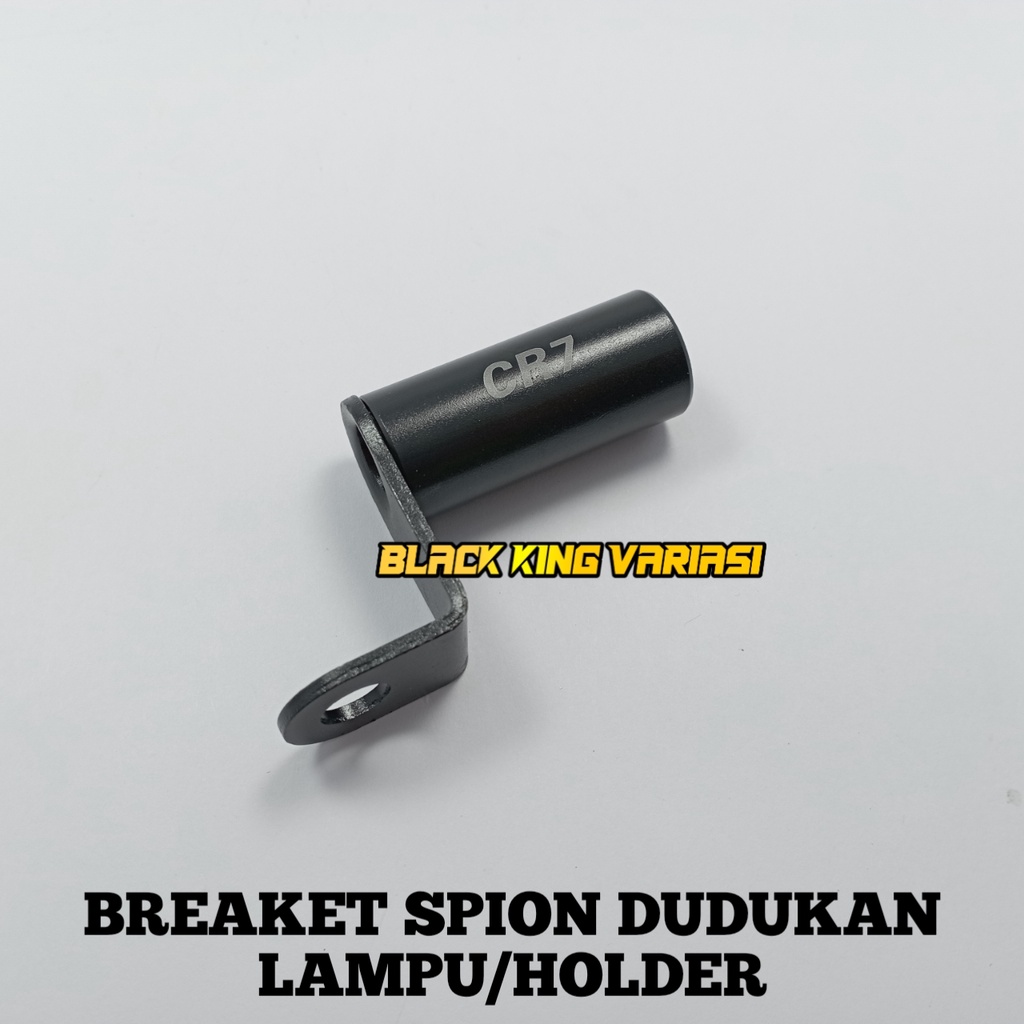 Breket Spion Dudukan Lampu Tembak Pasang di Spion Motor untuk Holder Lampu CR7 Bracket Spion Motor CR 7