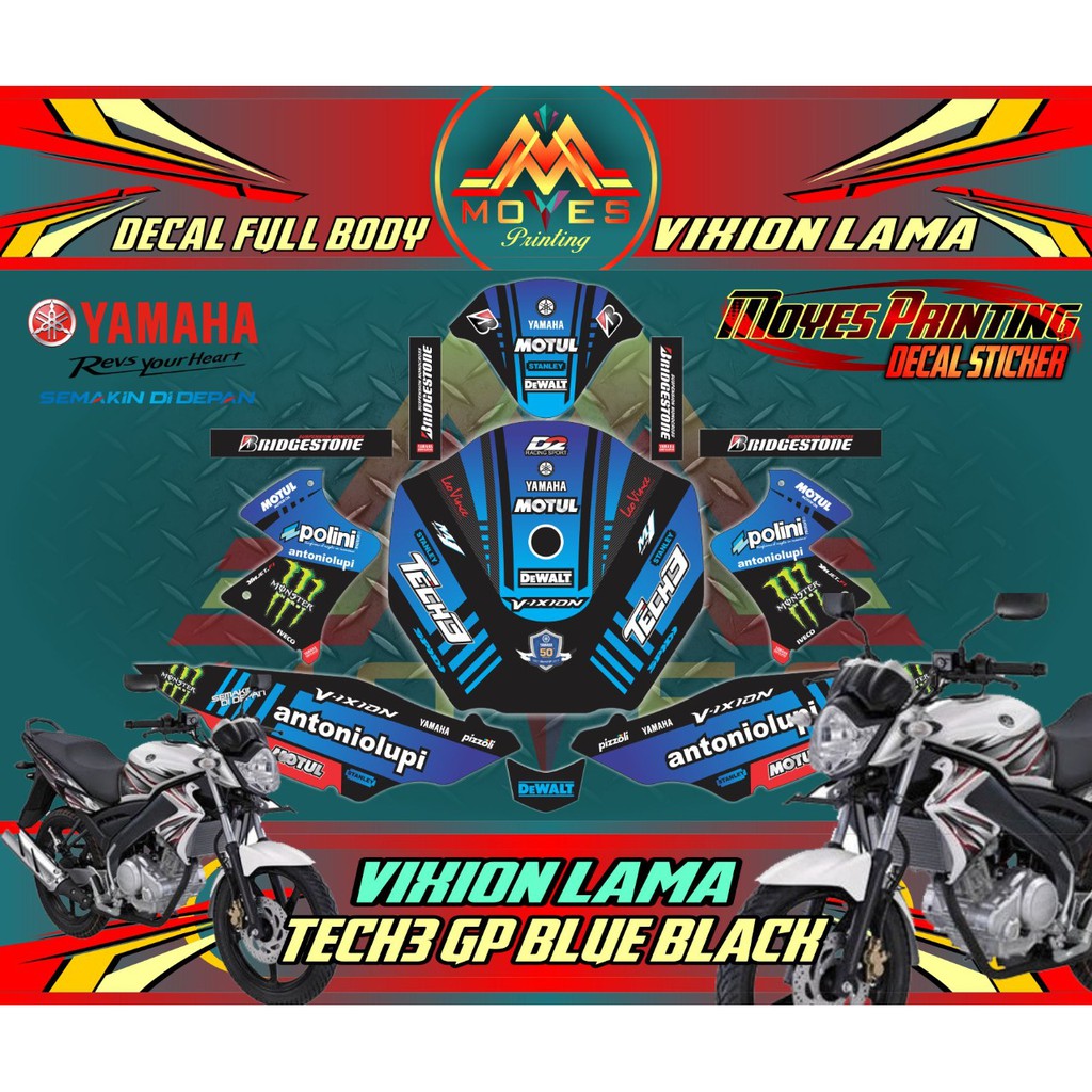 stiker vareasi vixion old stiker motor vixion lama-old full body decal stiker motor vixion old-lama