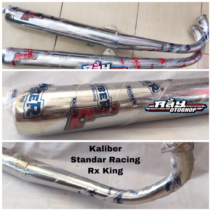 Knalpot Rx king standar racing Kaliber chrome