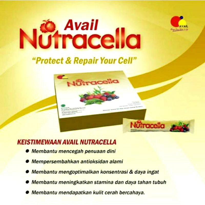 EXP.19/11/2022 AVAIL NUTRACELLA (isi 15 sachet)