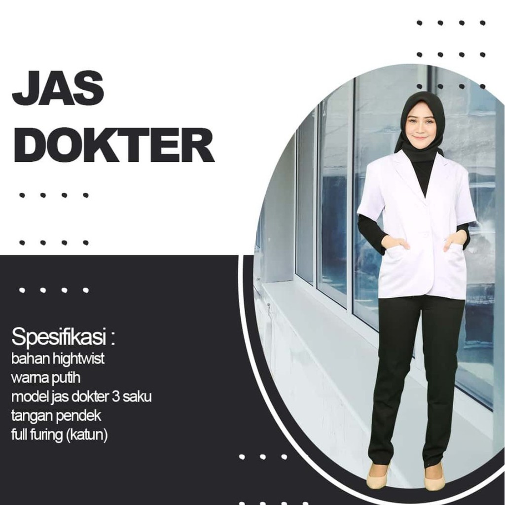 PROMO JAS DOKTER / BAJU DOKTER / JAS DOKTER WANITA / JAS DOKTER PRIA / JAS