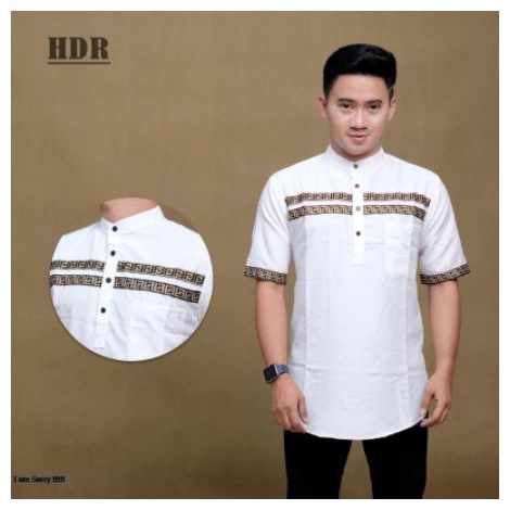 KOKO PUTIH PENDEK KURTA PAKISTAN TERBARU 2022 PRIA LENGAN PENDEK DEWASA KOKO BAJU / KOKO KURTA