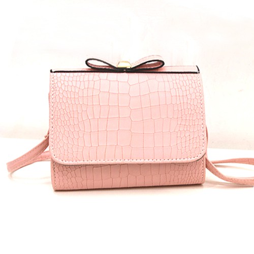 tas pita korea motif buaya / Korean bow crocodile shoulder bag (1F5)  BTA025