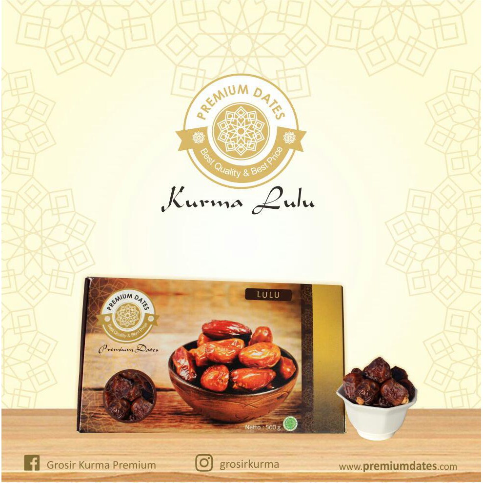 

Premium Dates" -Kurma Lulu-500 gr