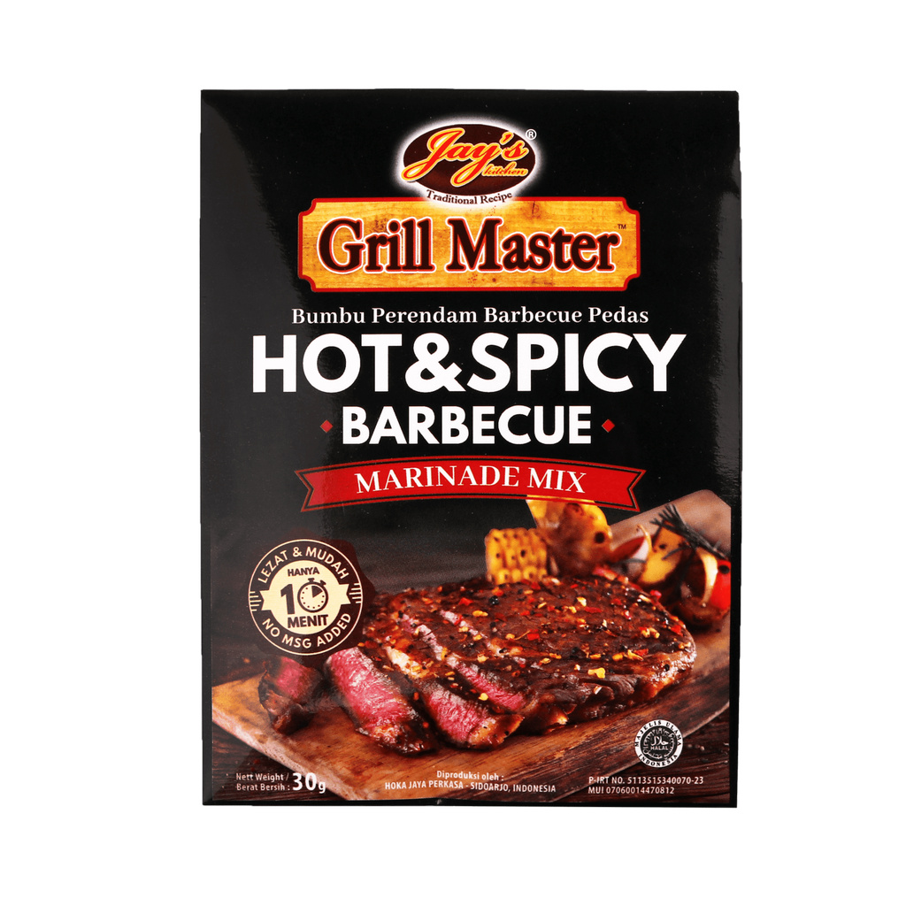 

Jay's Grill Master Hot & Spicy Barbecue Marinade Mix