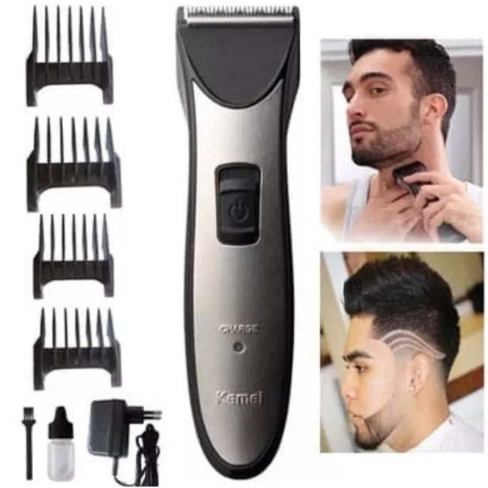 Alat Cukur Kemei KM-3909 Hair Trimmer Alat Mesin Potong Cukur Rambut Jenggot Professional Hair Clippers Rechargeable Electric Hair Cutting Razor Alat Cukur Rambut Kemei