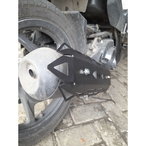 Cover knalpot motor beat 2014 2022 variasi motor beat