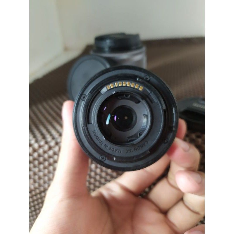 LENSA KIT/BAWAAN KAMERA MIRRORLESS CANON 14-45MM LENSA ORIGINAL BISA BUAT M50 M100 M200 M3 M6 DLL