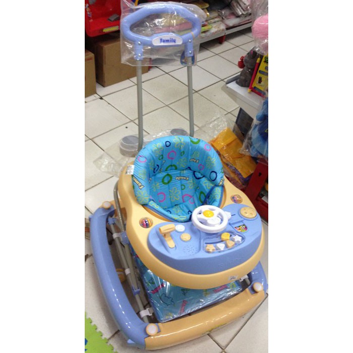 Family Baby Walker Car Stir Music roda bayi