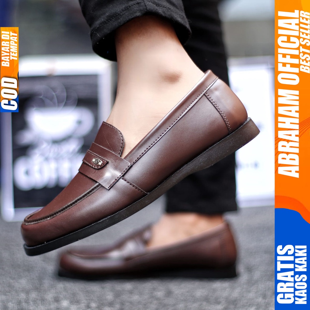 Abraham Dts - Sepatu Formal Pria Casual Pantofel