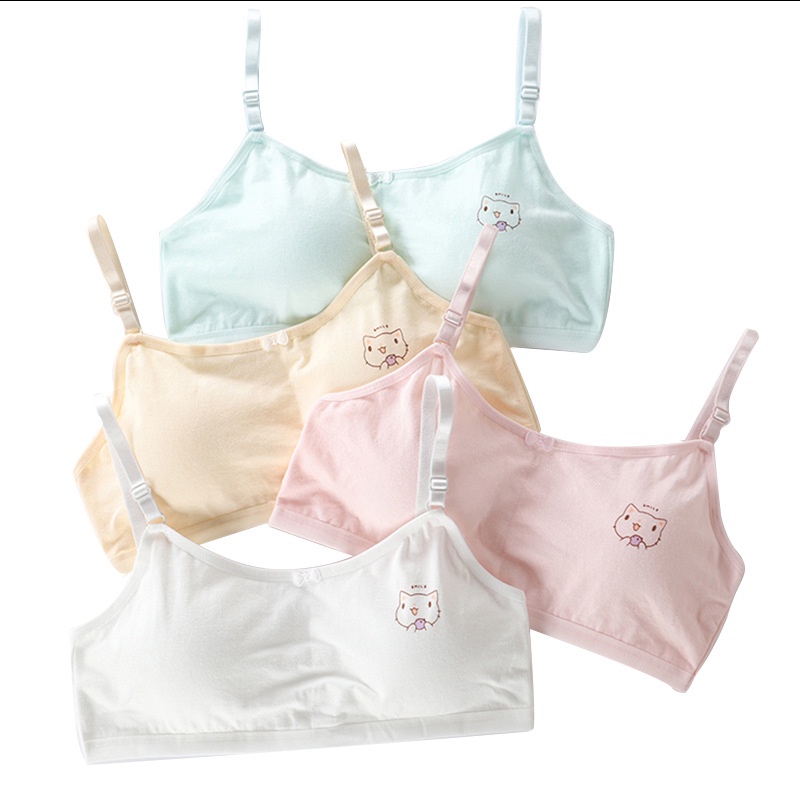 DODORY BRA546 Miniset Anak Remaja Miniset Katun Pakaian Dalam Anak Cewek