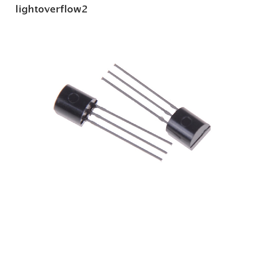 (lightoverflow2) 50pcs / set Transistor NPN BC547 BC547B 0.1A / 45V Warna Hitam